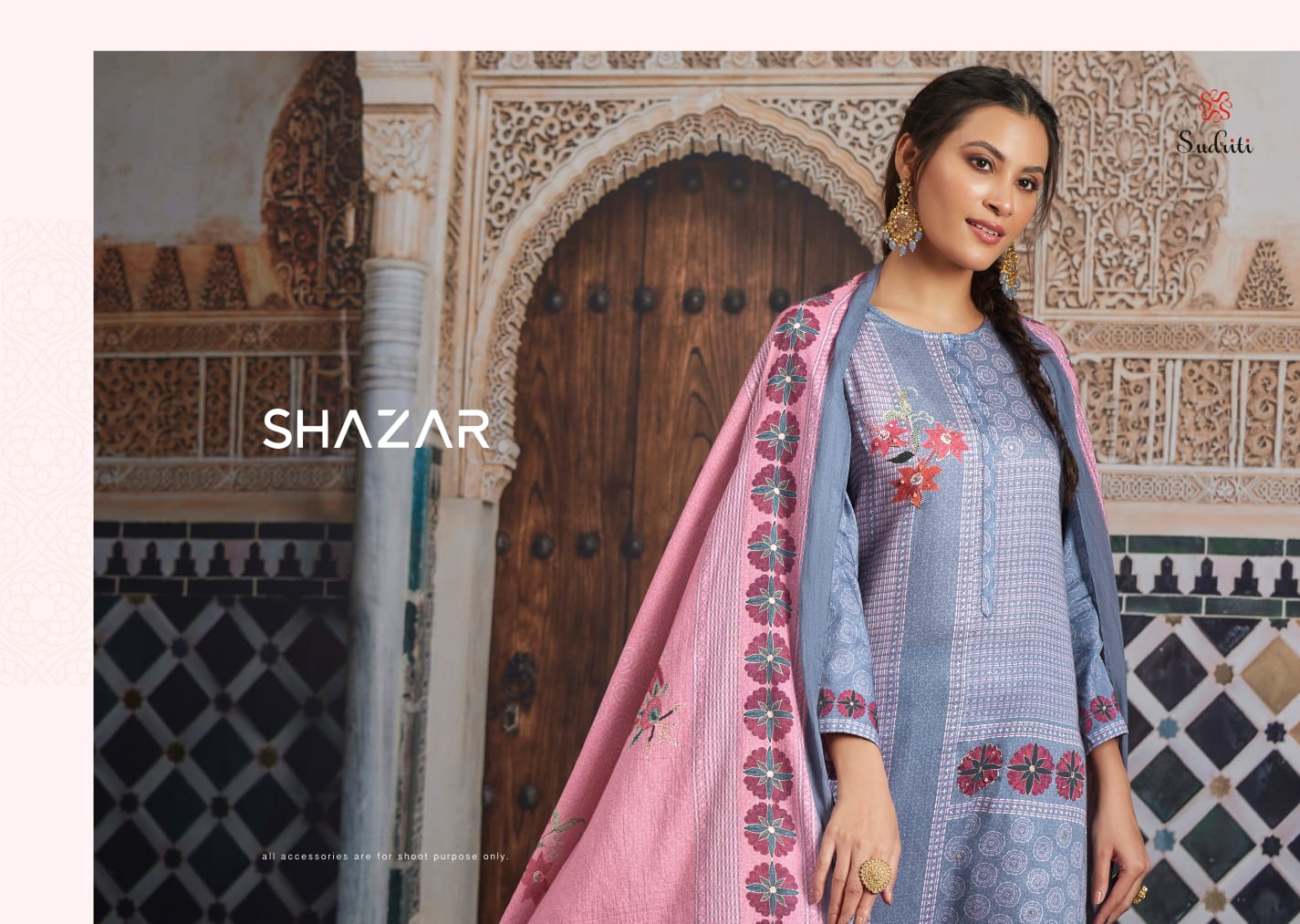 Shazar Sudriti Printed Designer Dress Material Catalog